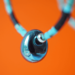 Boucle d'oreille Paulette bijoux artisanaux perle en verre filé