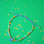 Bracelet Paulette perle en verre filé bijoux artisanaux 10
