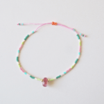 Bracelet Paulette perle en verre filé bijoux artisanaux 15