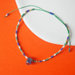 Bracelet Paulette perle en verre filé bijoux artisanaux 27