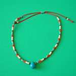 Bracelet Paulette perle en verre filé bijoux artisanaux 31