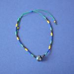 Bracelet Paulette perle en verre filé bijoux artisanaux 34