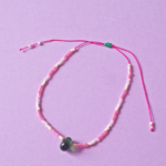 Bracelet Paulette perle en verre filé bijoux artisanaux 37
