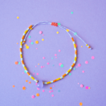 Bracelet Paulette perle en verre filé bijoux artisanaux 9