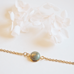 Bracelet emma perle bijoux artisanaux olive