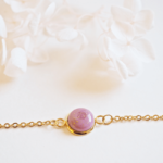 Bracelet emma perle bijoux artisanaux rose