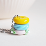 Collier Judith perle en verre filé bijoux artisanaux 17