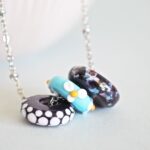 Collier Judith perle en verre filé bijoux artisanaux 5