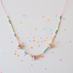 Collier PAULETTE perle en verre filé bijou artisanal Miyuki