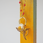 collier paulette goutte perle verre filé bijoux fun coloré pampille