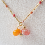 bracelet paulette goutte perle verre filé bijoux fun coloré pampille