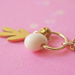 collier paulette goutte perle verre filé bijoux fun coloré pampille