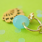 collier paulette goutte perle verre filé bijoux fun coloré pampille