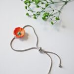 boucles d'oreilles clips oreille non percée collier bracelet réglable fleurs verre filé artisanat printemps bijoux flora marguerite coquelicot bague