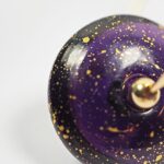 Créoles Virginie perles en verre soucoupe or fin doré acier ixnodaybel boucles d'oreilles chic classe unique créateur