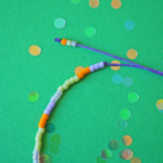bracelet réglable noeud paulette goutte perle verre filé miyuki rocaille