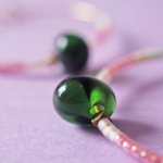 créoles boucles d'oreilles paulette goutte perle verre filé miyuki rocaille
