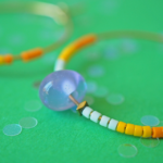 créoles boucles d'oreilles paulette goutte perle verre filé miyuki rocaille