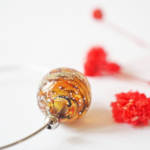 créoles boucles d'oreilles galaxie perles en verre filé argent