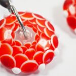 boucles-doreilles-ecailles-perle-en-verre-file-bijou-createur