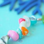bracelet summer B1 perle verre file poisson ocean ete nacre coquillage plage vacance createur artisan fait main (6)