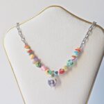 collier summer perle verre file poisson ocean ete nacre coquillage plage vacance createur artisan fait main cs2 (1)
