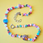 collier summer perle verre file poisson ocean ete nacre coquillage plage vacance createur artisan fait main cs4 (1)