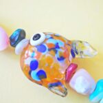 collier summer perle verre file poisson ocean ete nacre coquillage plage vacance createur artisan fait main cs4 (2)