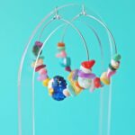 creoles boucles oreilles CR1 summer perle verre file poisson ocean ete nacre coquillage plage vacance createur artisan fait main (3)