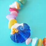 creoles boucles oreilles CR1 summer perle verre file poisson ocean ete nacre coquillage plage vacance createur artisan fait main (5)