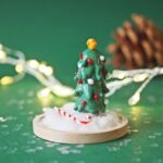 cloche noel hiver bonhomme de neige sapin neige coton decoration verre (18)