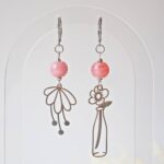 bijoux gloria boucles oreilles printemps pampille verre creation artisanales fleurs (1)