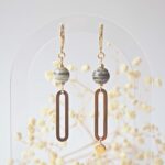 bijoux gloria boucles oreilles printemps pampille verre creation artisanales fleurs (111)