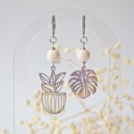 bijoux gloria boucles oreilles printemps pampille verre creation artisanales fleurs (26)