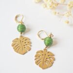 bijoux gloria boucles oreilles printemps pampille verre creation artisanales fleurs (40)