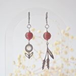 bijoux gloria boucles oreilles printemps pampille verre creation artisanales fleurs (42)