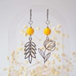 bijoux gloria boucles oreilles printemps pampille verre creation artisanales fleurs (62)