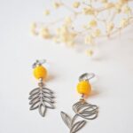 bijoux gloria boucles oreilles printemps pampille verre creation artisanales fleurs (63)