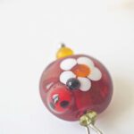 boucles oreilles printemps verre perles pierres creation artisanal verrier bijoux couleur fleur (15)