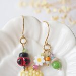 boucles oreilles printemps verre perles pierres creation artisanal verrier bijoux couleur fleur (28)
