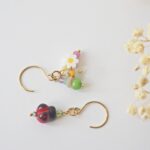 boucles oreilles printemps verre perles pierres creation artisanal verrier bijoux couleur fleur (29)