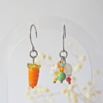 boucles oreilles printemps verre perles pierres creation artisanal verrier bijoux couleur fleur (45)