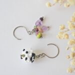 boucles oreilles printemps verre perles pierres creation artisanal verrier bijoux couleur fleur (50)
