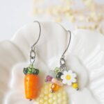 boucles oreilles printemps verre perles pierres creation artisanal verrier bijoux couleur fleur (52)