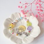 printemps bijoux verre pierre fleurs couleur fun carotte mouton tulipe occinelle creatrice verrier artisanal creation original bracelet (19)