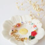 printemps bijoux verre pierre fleurs couleur fun carotte mouton tulipe occinelle creatrice verrier artisanal creation original bracelet (23)