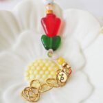 printemps bijoux verre pierre fleurs couleur fun carotte mouton tulipe occinelle creatrice verrier artisanal creation original bracelet (26)