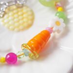 printemps bijoux verre pierre fleurs couleur fun carotte mouton tulipe occinelle creatrice verrier artisanal creation original bracelet (5)