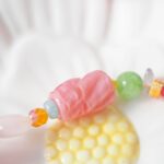 printemps bijoux verre pierre fleurs couleur fun carotte mouton tulipe occinelle creatrice verrier artisanal creation original bracelet (7)