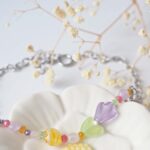 printemps bijoux verre pierre fleurs couleur fun carotte mouton tulipe occinelle creatrice verrier artisanal creation original collier (25)